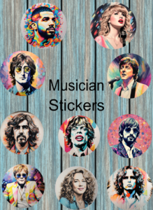 Music Artists Stickers